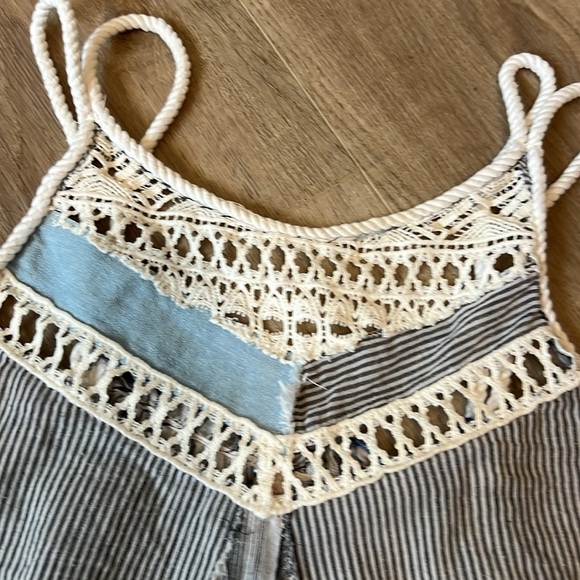 Free People Work Wearin’ It Rope Detail Cotton Blend Tank (S) - Picture 4 of 5